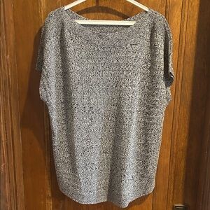 Talbots Monochrome Short Sleeve Top